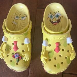 SpongeBob SquarePants Yellow Crocs Men’s Size 7
